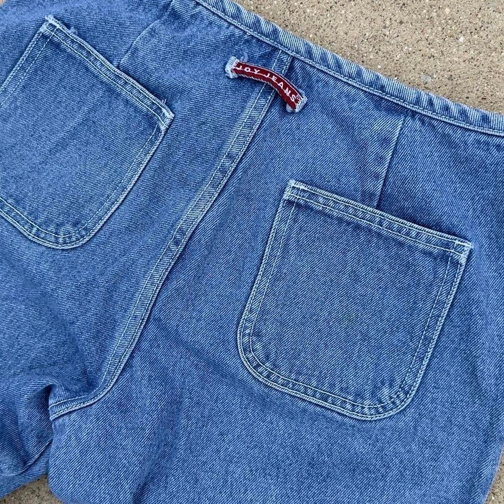 Vintage Joy Jeans Made in USA High Rise Denim Capri Jeans Patch Pockets Size 26